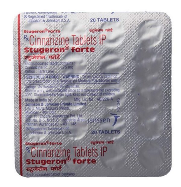 Stugeron Forte Tablet - Image 2