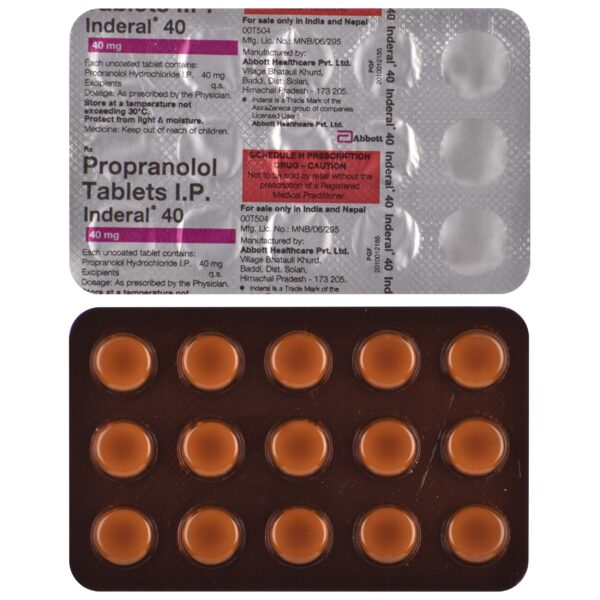 Inderal 40 Tablet - Image 2