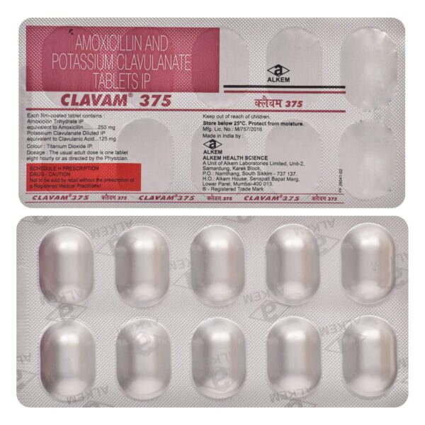Clavam 375 Tablet - Image 2
