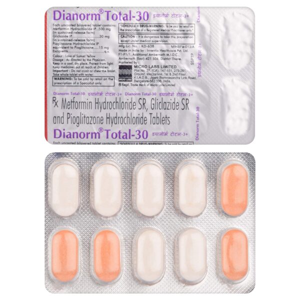Dianorm Total 30 Tablet SR - Image 2