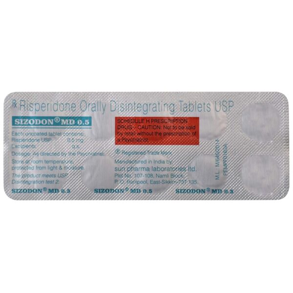 Sizodon MD 0.5 Tablet - Image 4