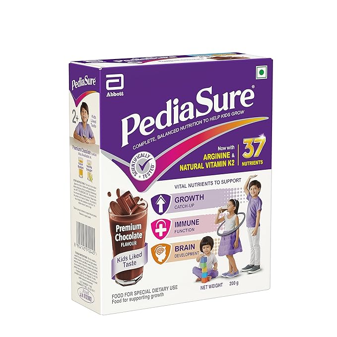 PediaSure Complete Balanced Nutritional Supplement to Help Kids Grow - 200 gm (Chocolate)- Box - Image 4