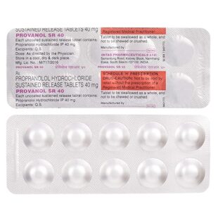 Provanol SR 40 Tablet