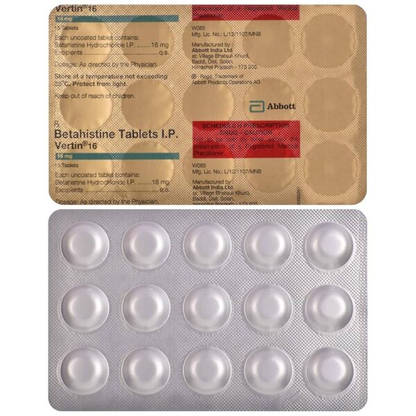 Vertin 16 Tablet - Image 2