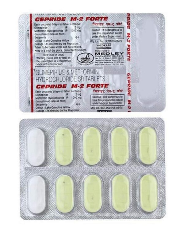 Gepride M 2 Forte Tablet SR - Image 3