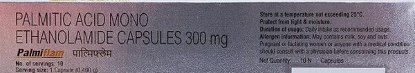 Palmiflam Palmitic Acid Mono Ethanolamide Capsule for Joint Health - Image 2