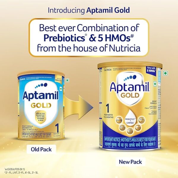 Aptamil Gold Stage 1 Infant Formula with Prebiotic | - Image 3
