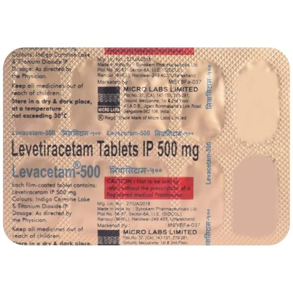 Levacetam 500 Tablet - Image 4