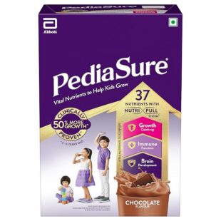 Pediasure Chocolate Flavour Nutrition Powder for Kids Growth, 1kg Refill Pack