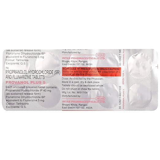 Provanol Plus 5 mg Tablet (10 Tab) - Image 5