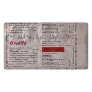Ovalife Tablet with Myo-Inositol, Vitamin D3 & L-Methylfolate