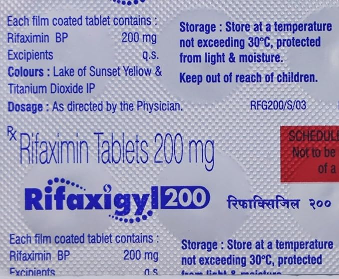 Rifaxigyl 200 Tablet - Image 3