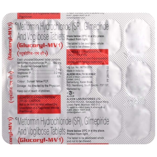 Glucoryl-MV1 Tablet SR - Image 4
