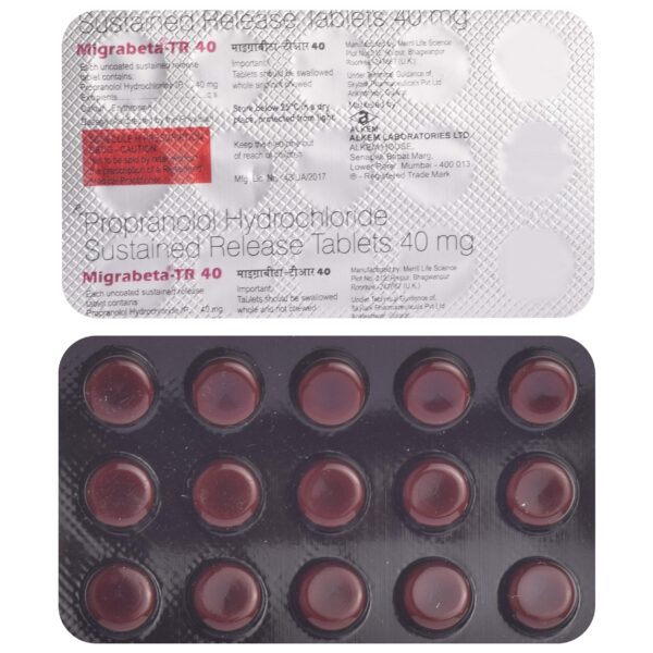 Migrabeta-TR 40 Tablet - Image 7
