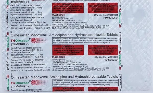 Triolmesar 40 Tablet