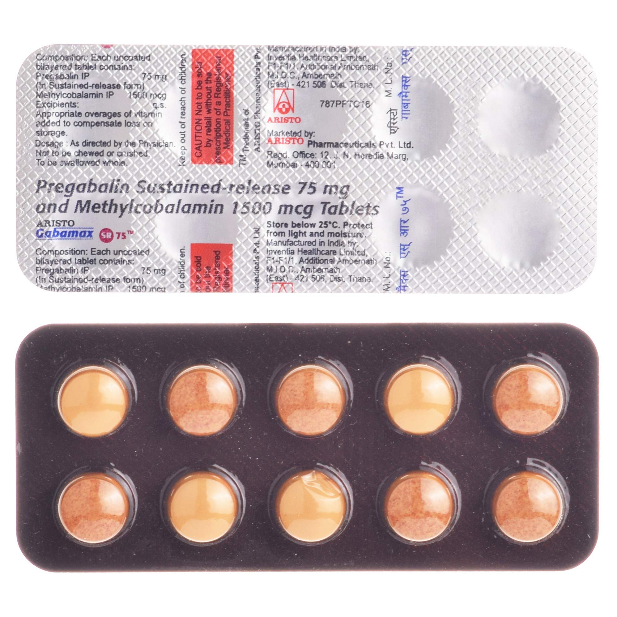 Gabamax SR 75 Tablet - Image 3