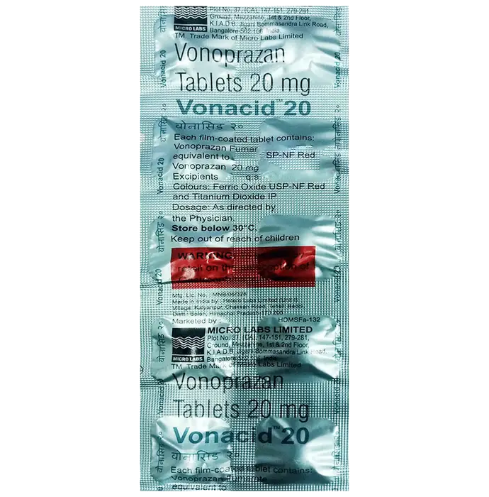 Vonacid 20mg Tablet - Image 3