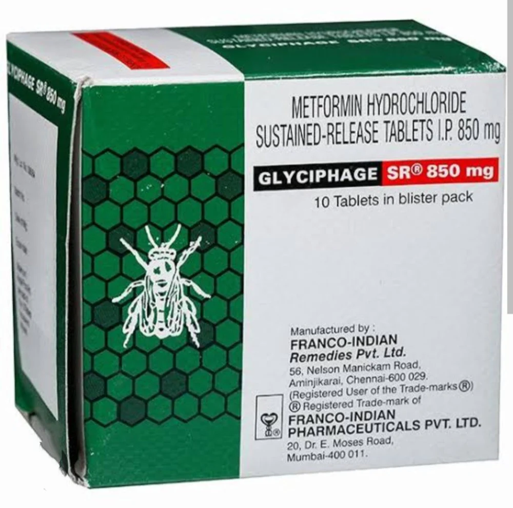 Glyciphage SR 850mg Tablet - Image 3