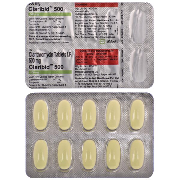Claribid 500 Tablet - Image 2