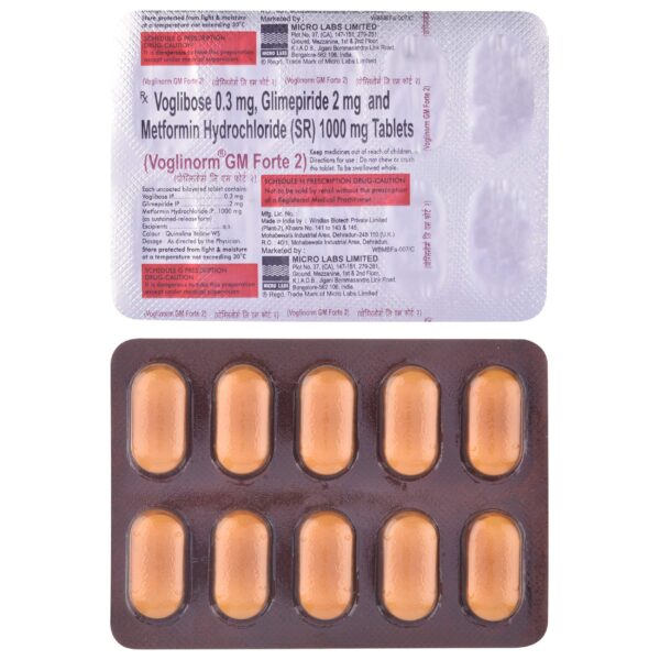 Voglinorm GM Forte 2 Tablet SR - Image 3