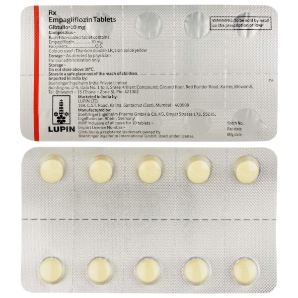 Gibtulio 10mg Tablet - Image 2
