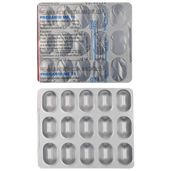 Pregabid ME 75 Capsule - Image 2