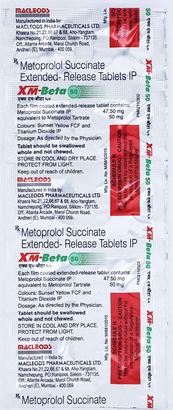 Xmbeta 50mg Tablet - Image 3