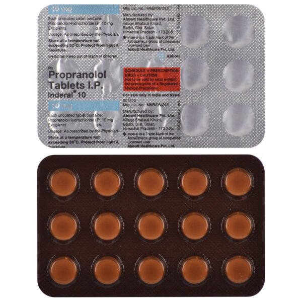 Inderal 10 Tablet - Image 2
