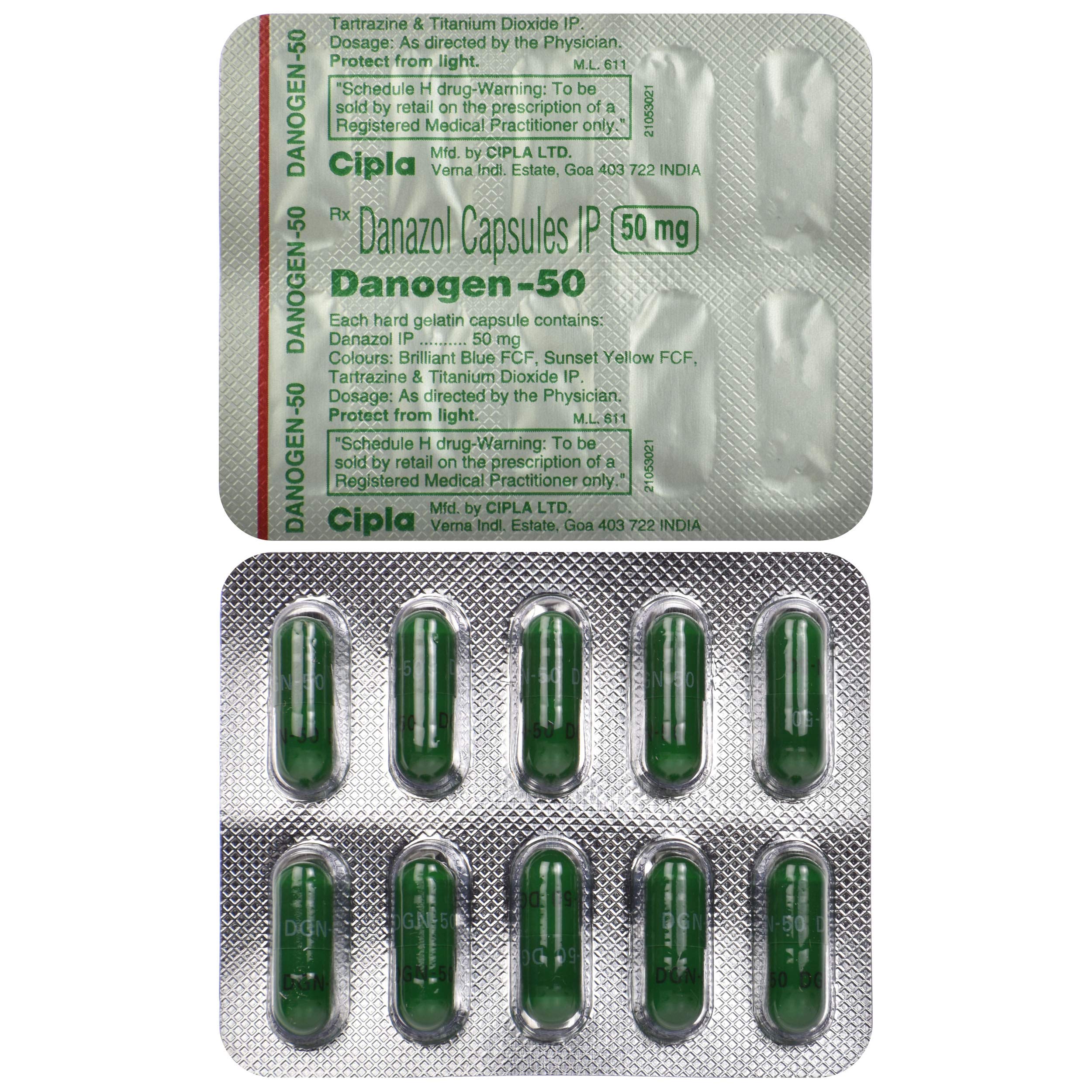 Danogen 50 Capsule 1*10 - Image 3