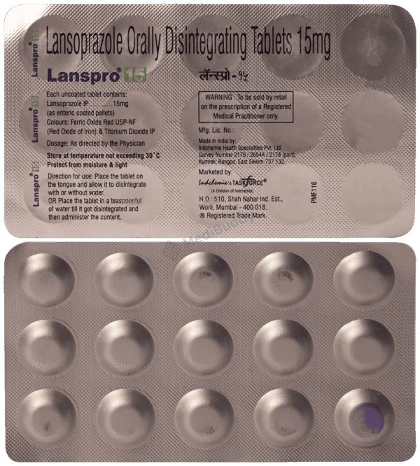 Lanspro 15 Tablet DT