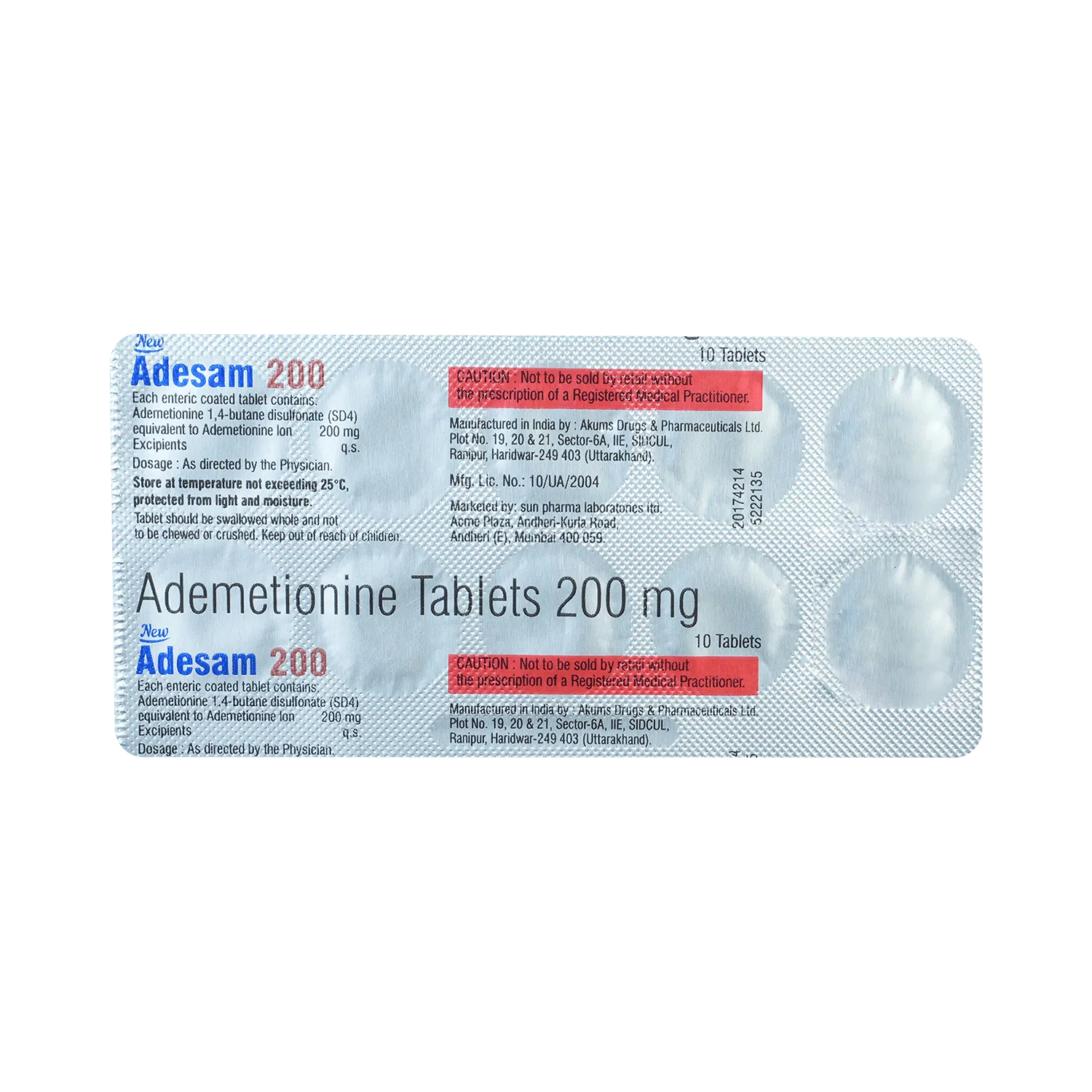 Adesam 200 Tablet 1*10 - Image 3