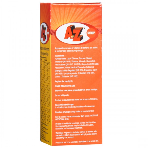 A To NS Mango Flavour Syrup 100ml - Image 2