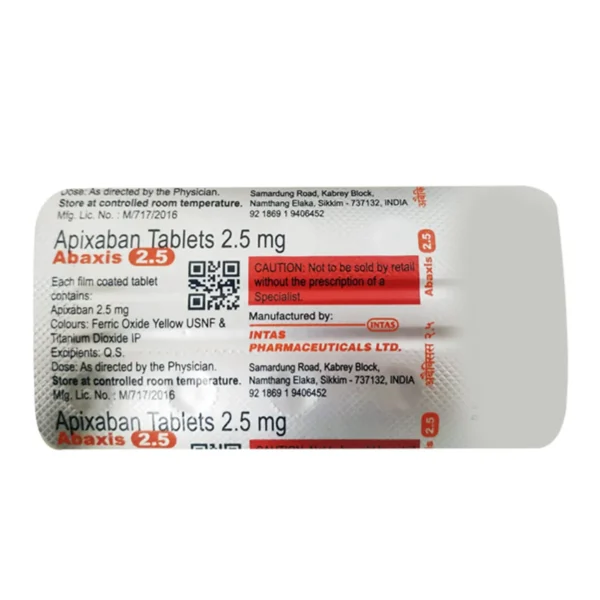 Abaxis 2.5mg Tablet - Image 3