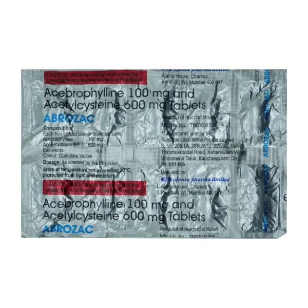 Abrozac 100mg/600mg Tablet - Image 2