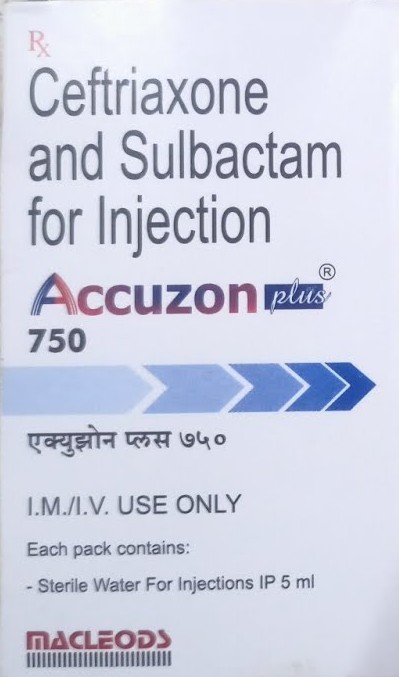 Accuzon Plus 500 mg/250 mg Injection