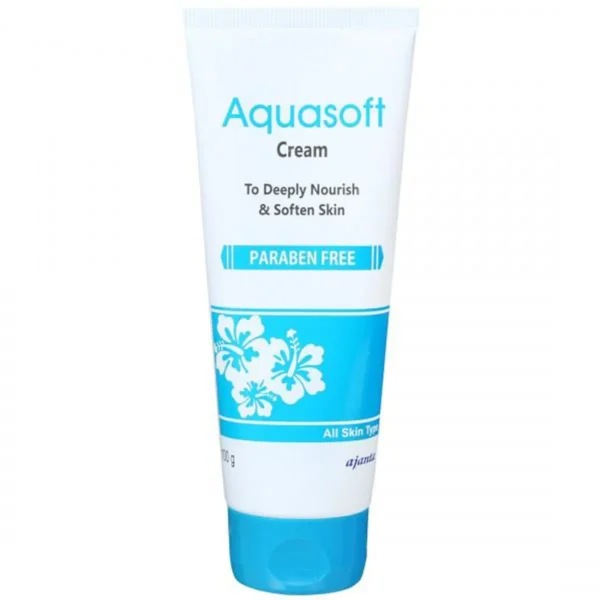 Aquasoft Moisturising Cream | 60gm | Nourishes & Softens the Skin | For All Skin Types | Paraben-Free - Image 2