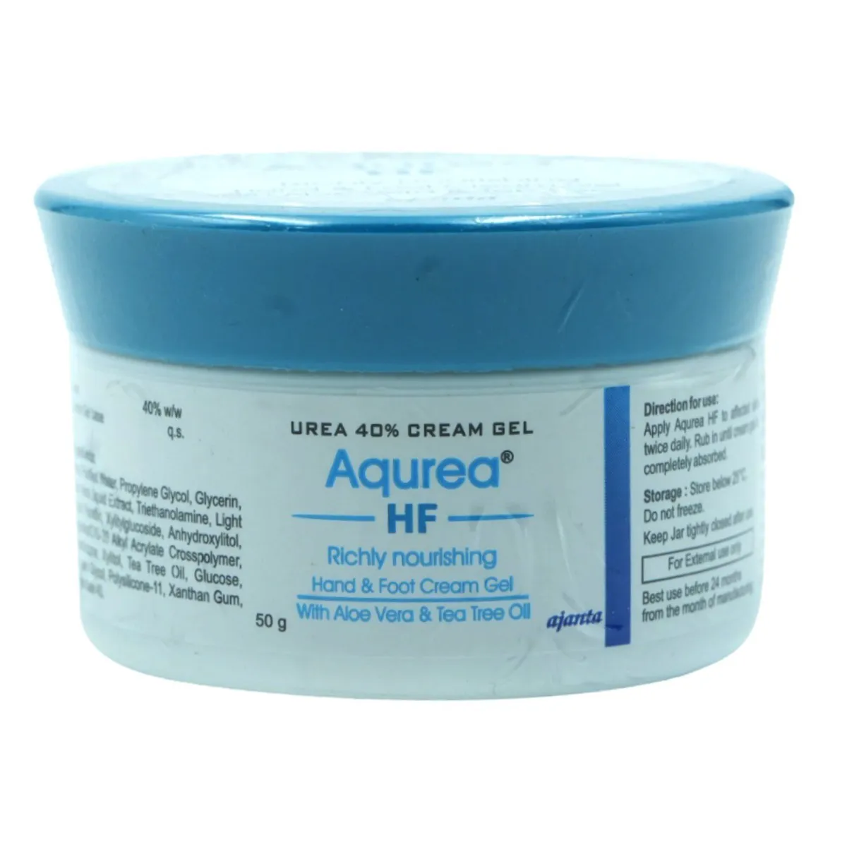 Aqurea-HF Urea 40% Hand & Foot Cream Gel'1*50GM - Image 3