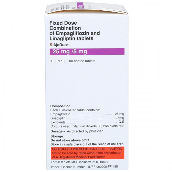 Ajaduo 25mg/5mg Tablet 1*10 - Image 6