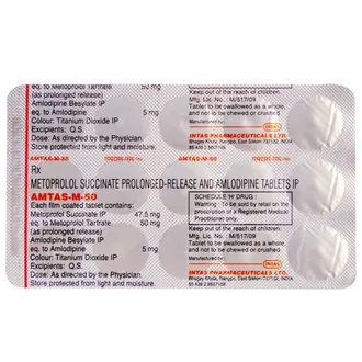 Amtas-M 50 Tablet 1*15 - Image 2