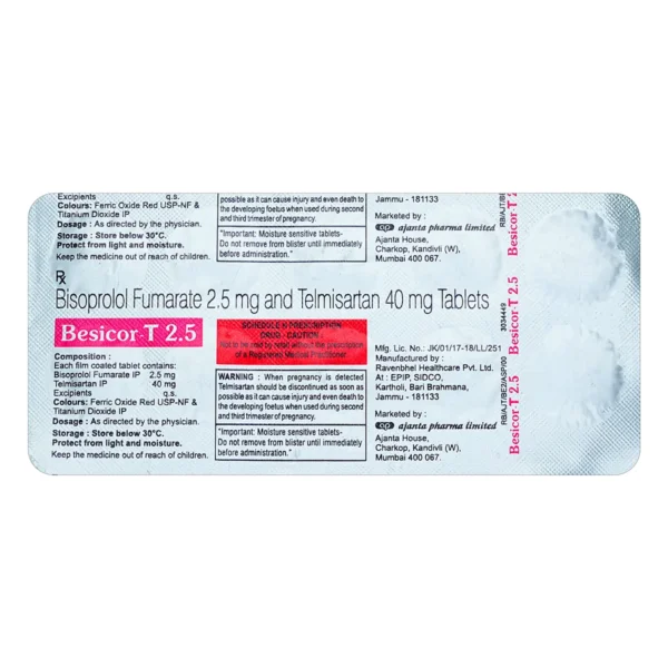 Besicor-T 2.5 Tablet - Image 3