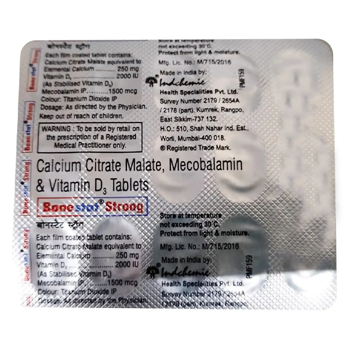 Bonestat Strong Tablet 1*15 - Image 3
