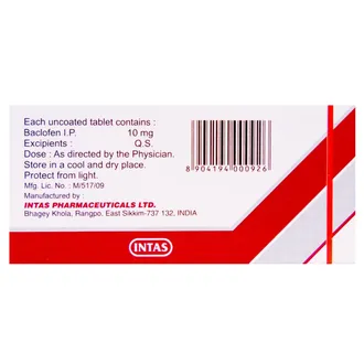 Baclof 10 Tablet 1*10 - Image 3