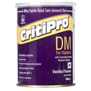 Critipro DM Powder with Whey Protein for Nutritional Support | Flavour Vanilla