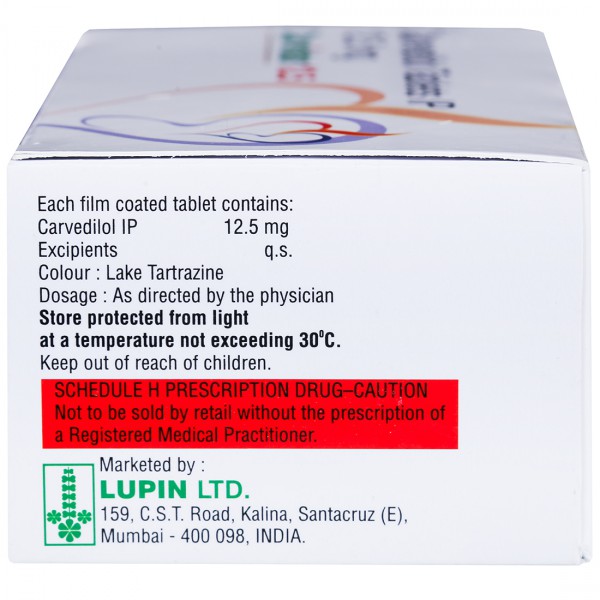 Carvistar 12.5 Tablet 1*10 - Image 3