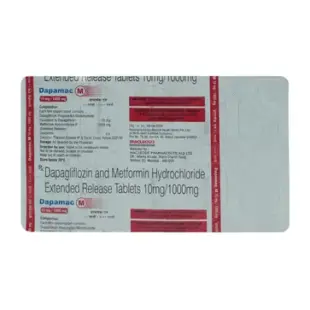 Dapamac M 10mg/1000mg Tablet