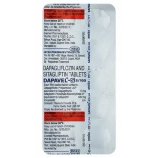 Dapavel S 5mg/100mg Tablet