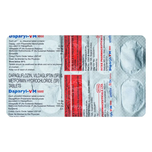 Daparyl-VM 1000 Tablet - Image 2