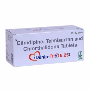 Dilnip Trio 40mg/10mg/6.25mg Tablet