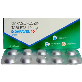 Dapavel 10mg Tablet 1*10 - Image 2