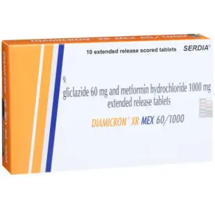 Diamicron XR Mex 60/1000 Tablet ER